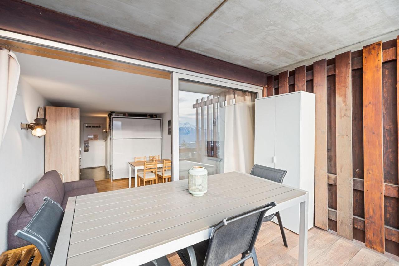 Apartamento Chaleureux A Anzere, Accessible A Ski, Proche De