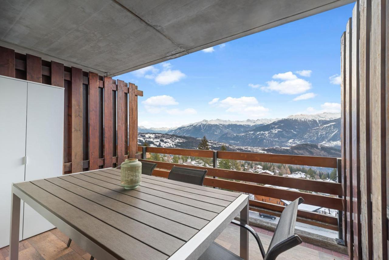Chaleureux A Anzere, Accessible A Ski, Proche De Apartamento *