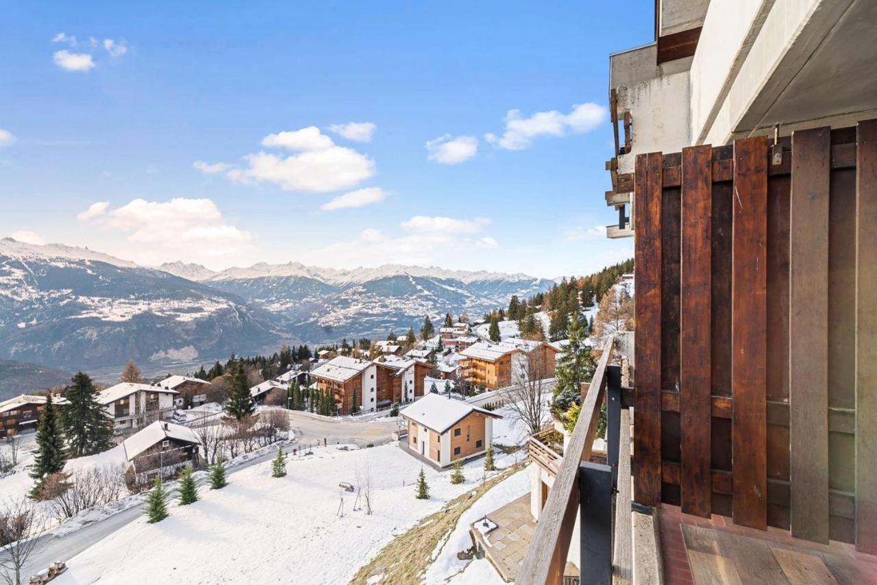 Apartamento Chaleureux A Anzere, Accessible A Ski, Proche De Anzère